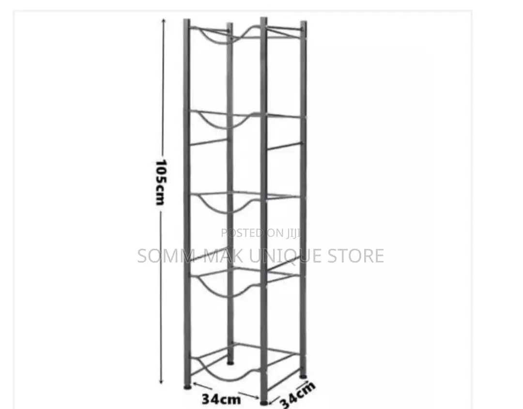 Water Dispenser Bottle Rack Holder - 5 Layer