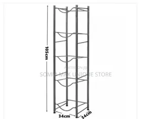 Water Dispenser Bottle Rack Holder - 5 Layer