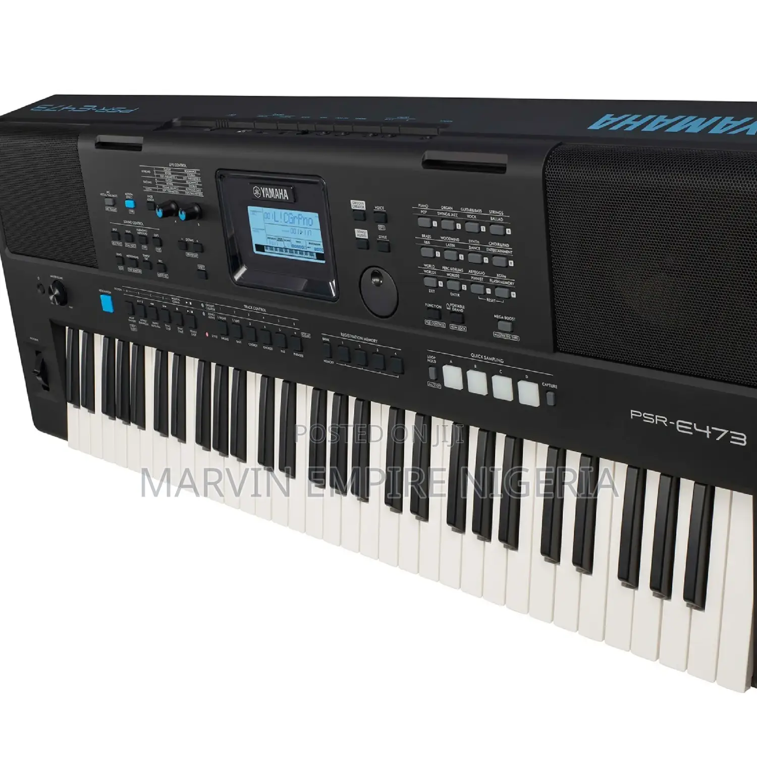 Yamaha PSR-E473 Touch Sensitive Keyboard 5 Octaves_ 61 Keys