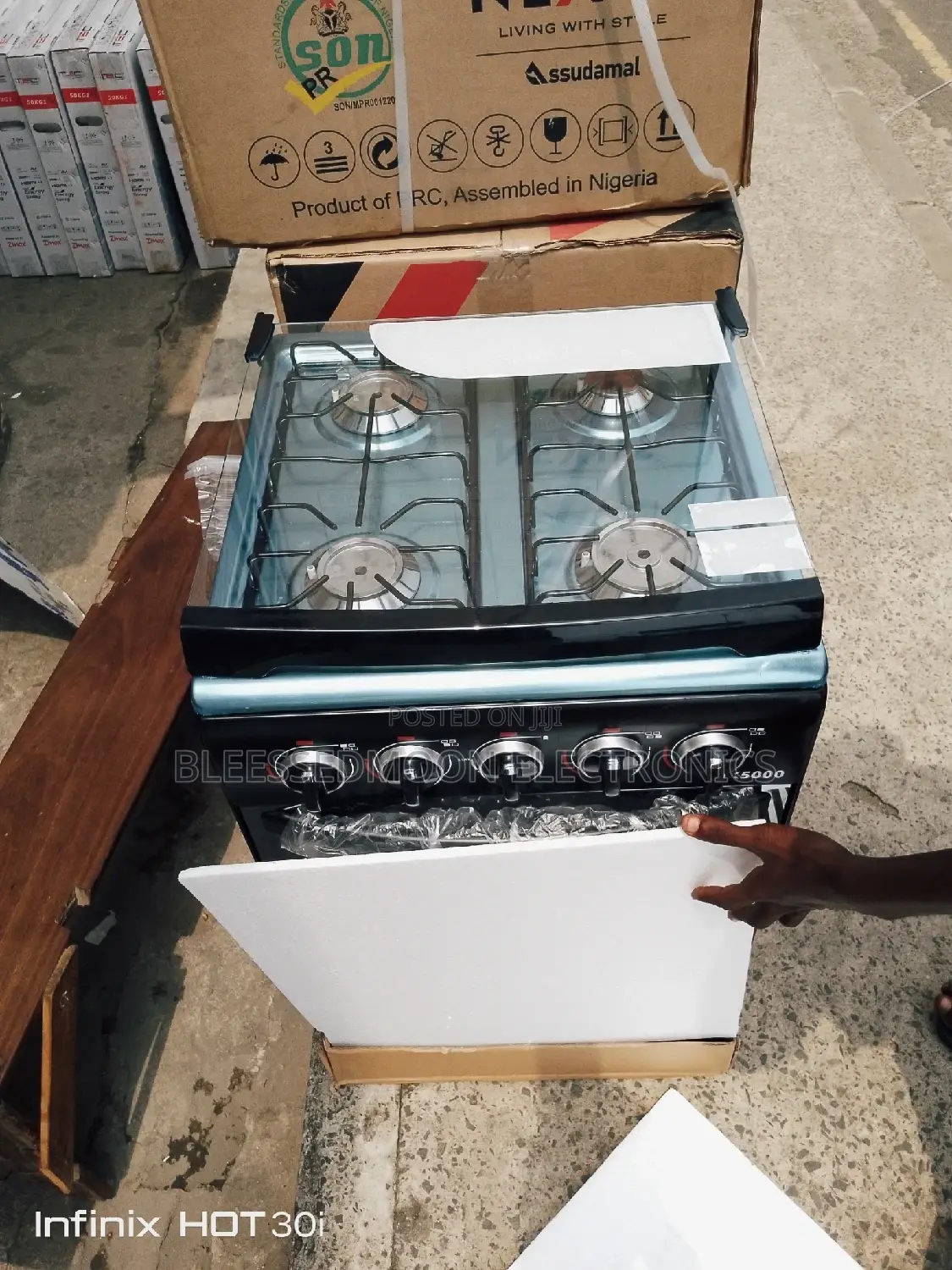 Nexus Standing Cooker 4b Automatic Ignition