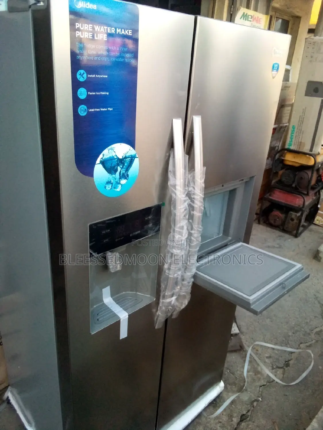 Midea Inverter Side by Side Fridge