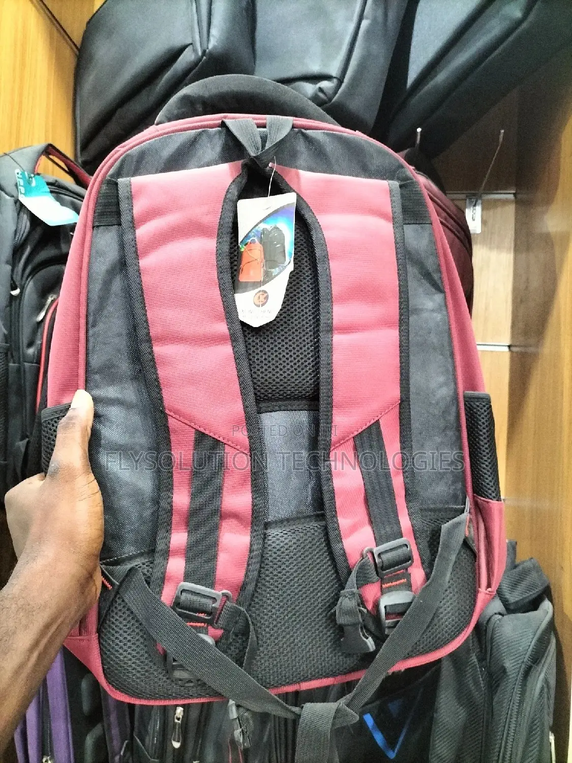 Unisex Luxury Professional Backpack - Wine Colour
