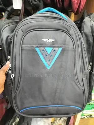 Unisex Luxury Multicolour Backpack - Black