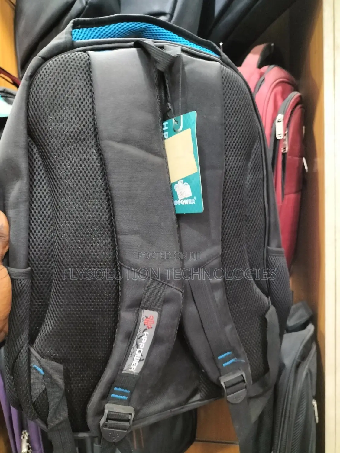 Unisex Luxury Multicolour Backpack - Black