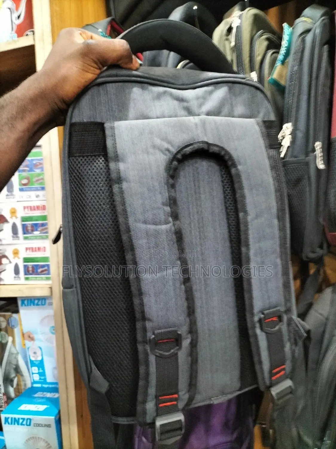 Unisex Luxury Multipurpose Backpack - Gray Colour
