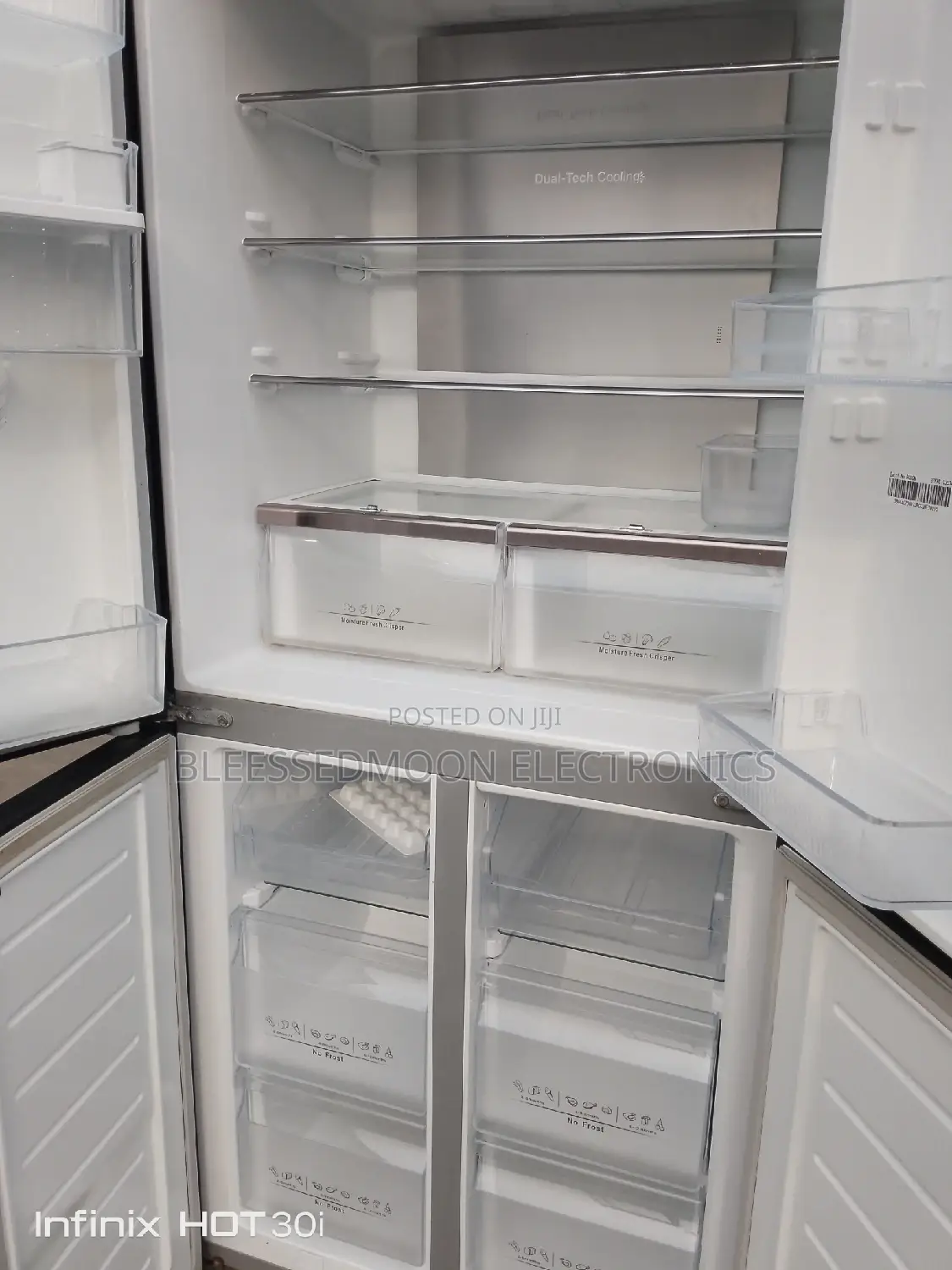 Hisense Side by Side Standing Fridge