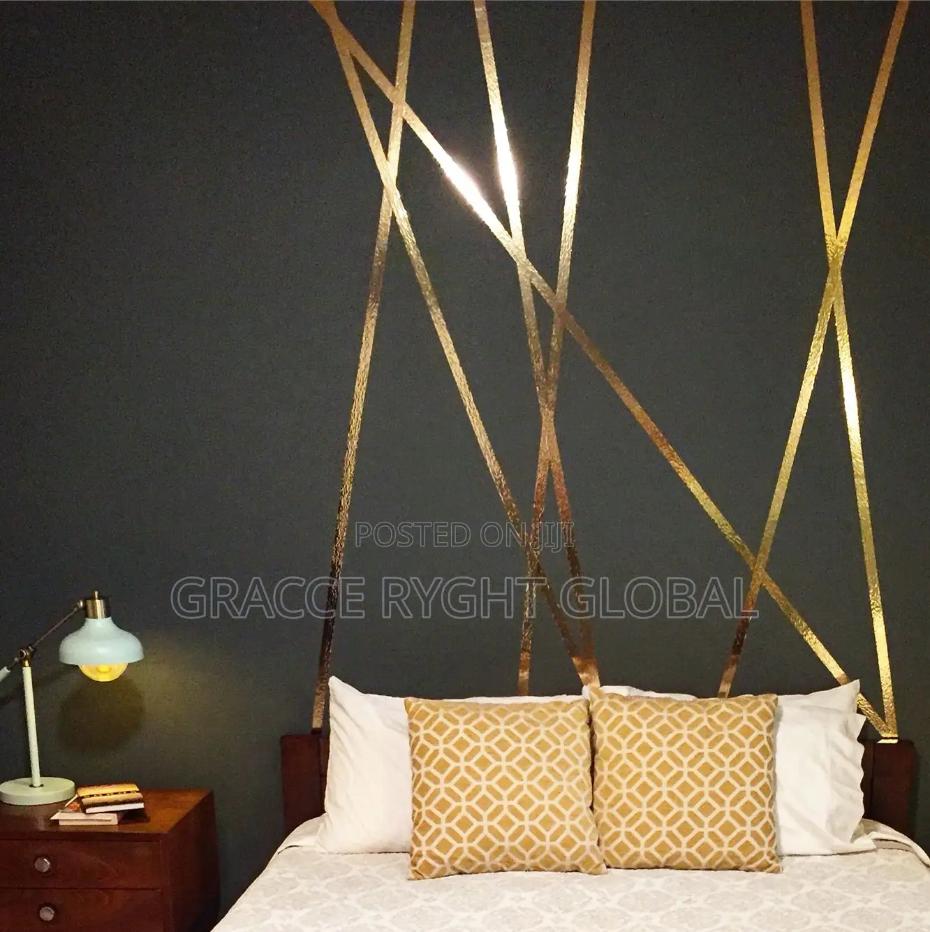 1cm Gold Tape Home Decor