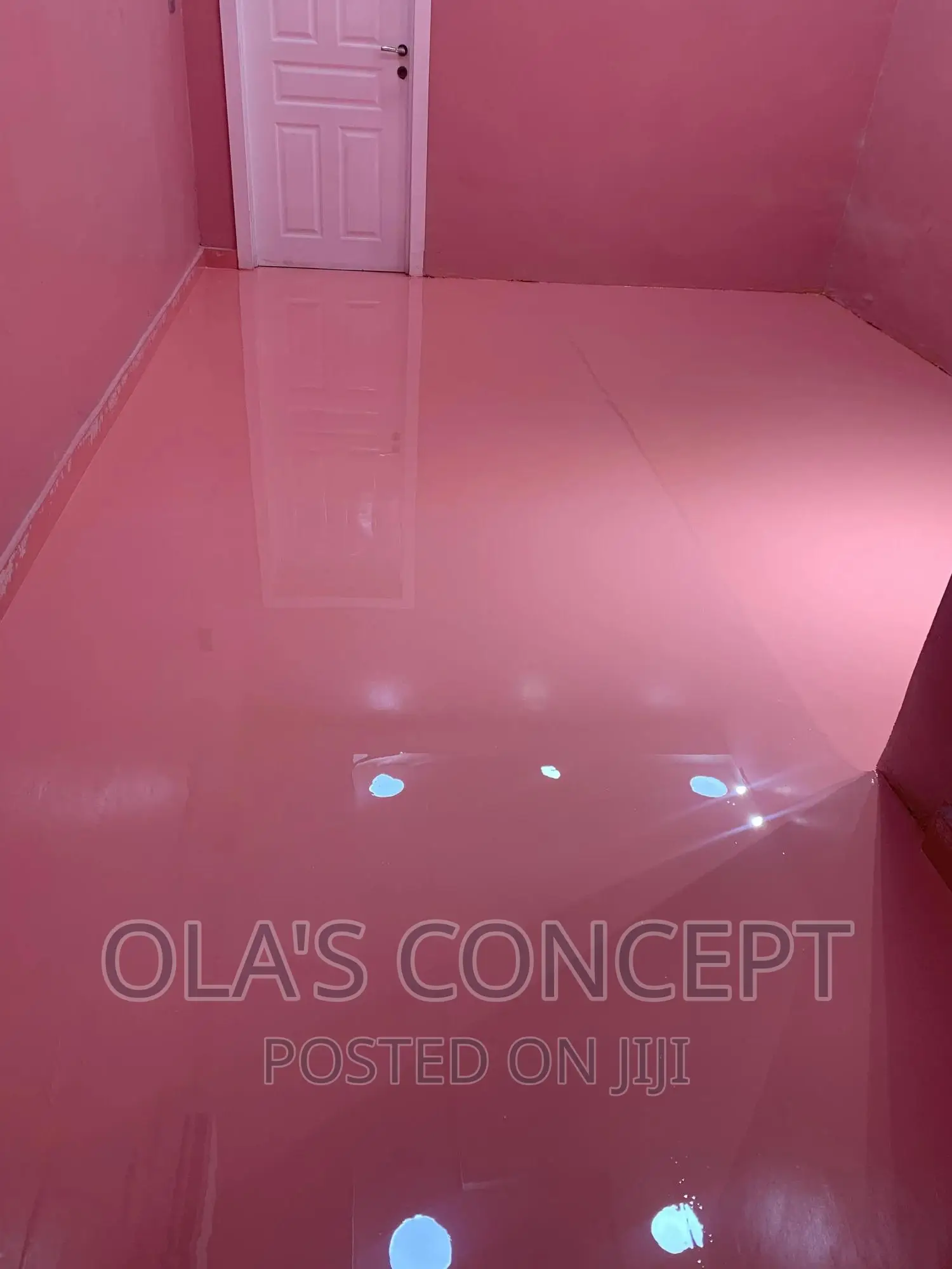 Pink Epoxy Floor