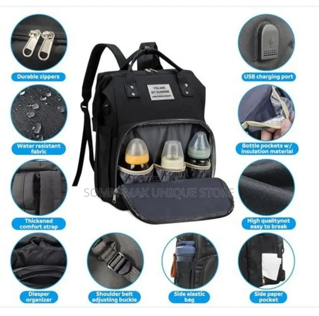 Baby Diaper Bag/ Backpack, Changing Station