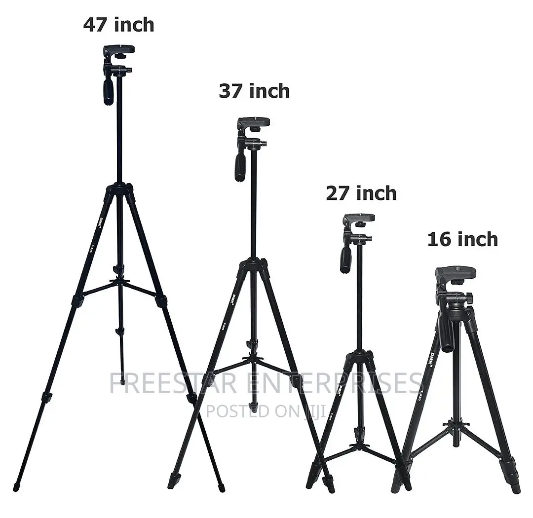 PROFESSIONAL Tripod Stand for Phone Camera Phone Clip.
