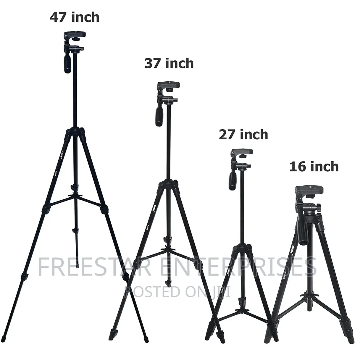PROFESSIONAL Tripod Stand for Phone Camera Phone Clip.