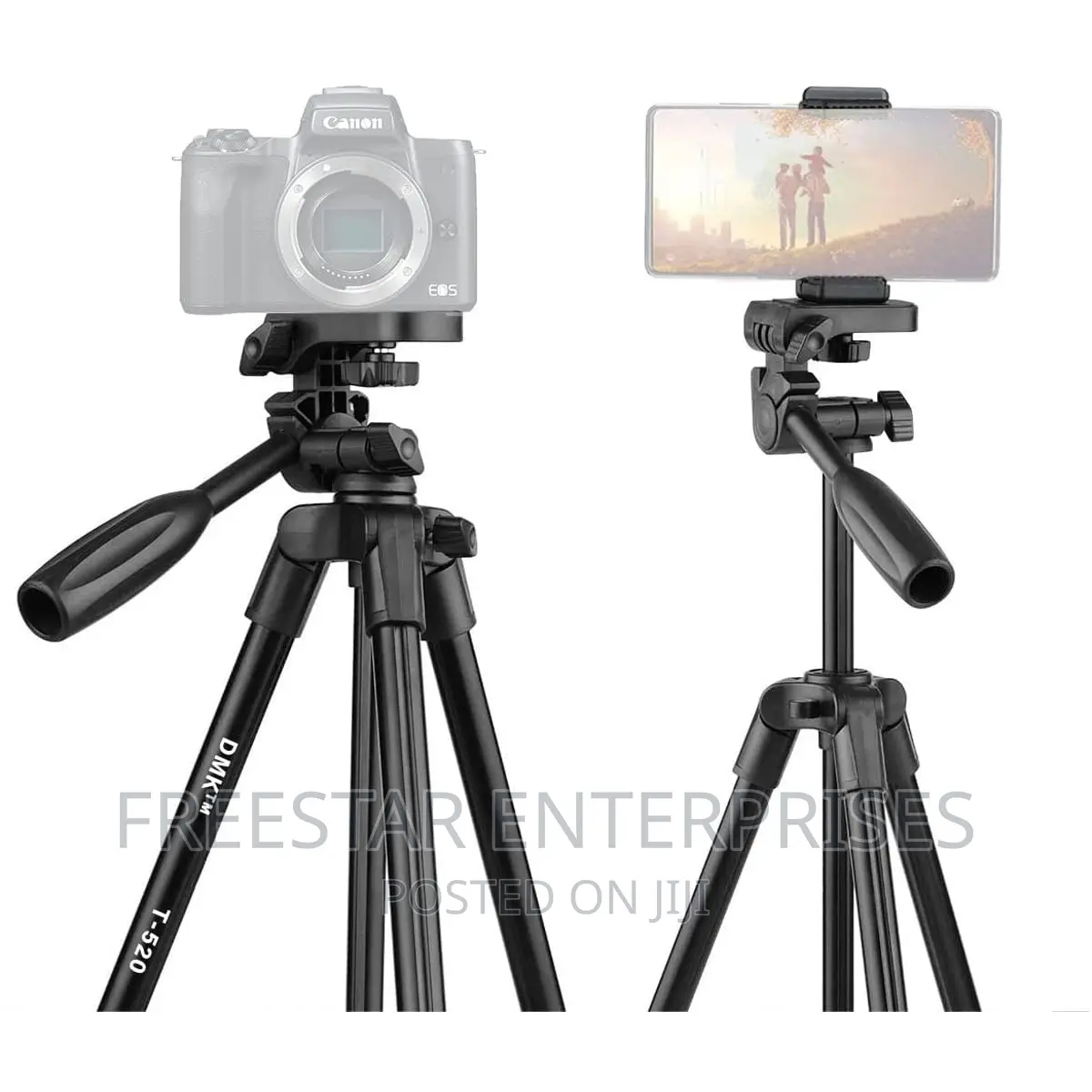 PROFESSIONAL Tripod Stand for Phone Camera Phone Clip.