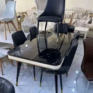 6 Seaters Classic Marble Dining Sets