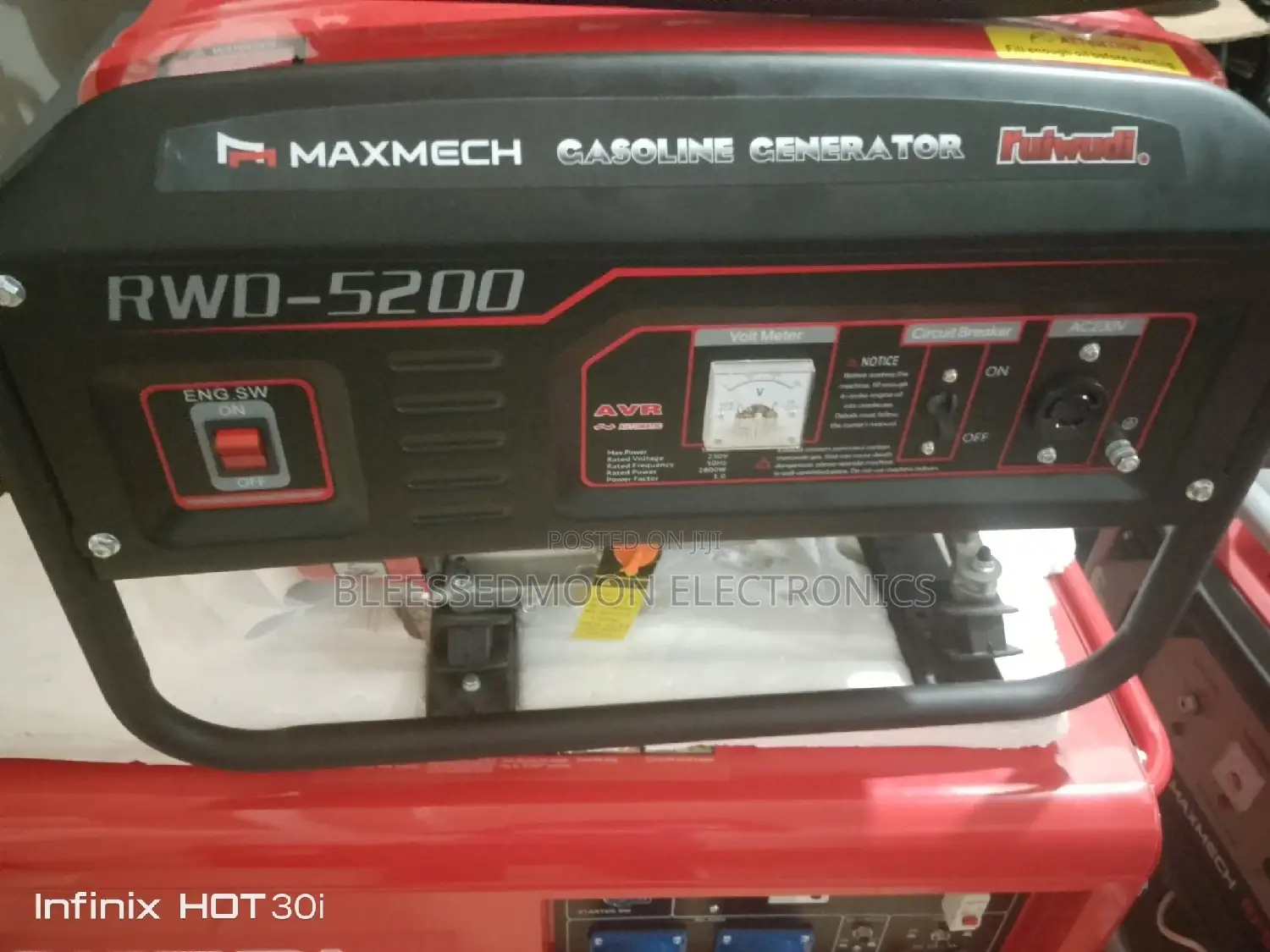 Maxmech Cooper Coil Generator 5kva