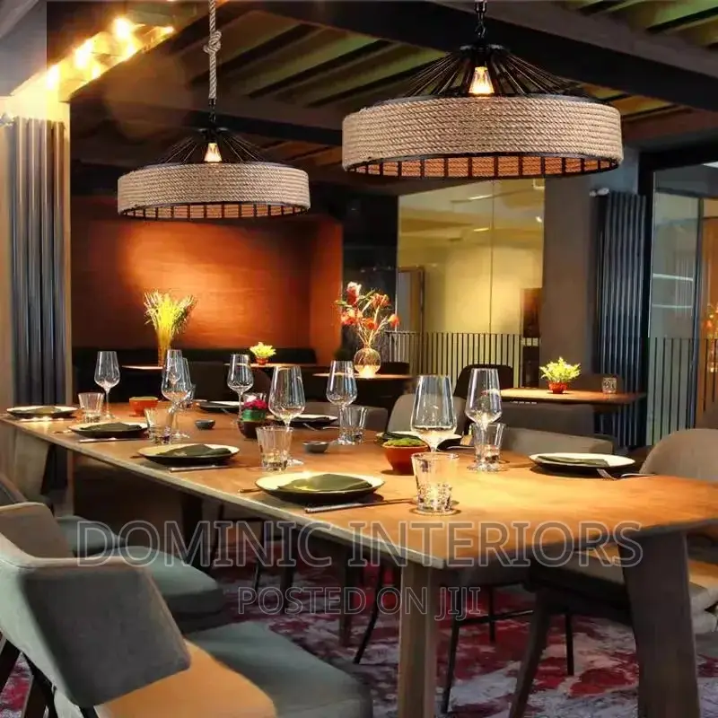 Industrial Iron Dining Room Light
