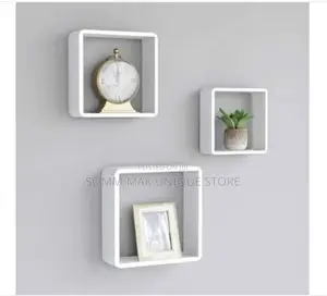 Decorative Wall Cubes -3 in 1- White