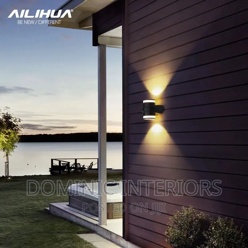 Double Headed Outdoor Lamp