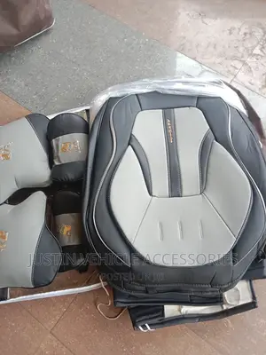 Gold Horse Black and Gray Seat Cover