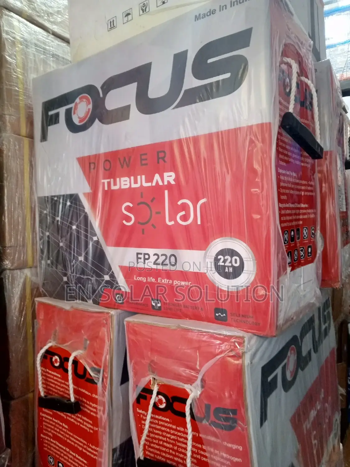 220ah Focus Tall Tubular Battery Available