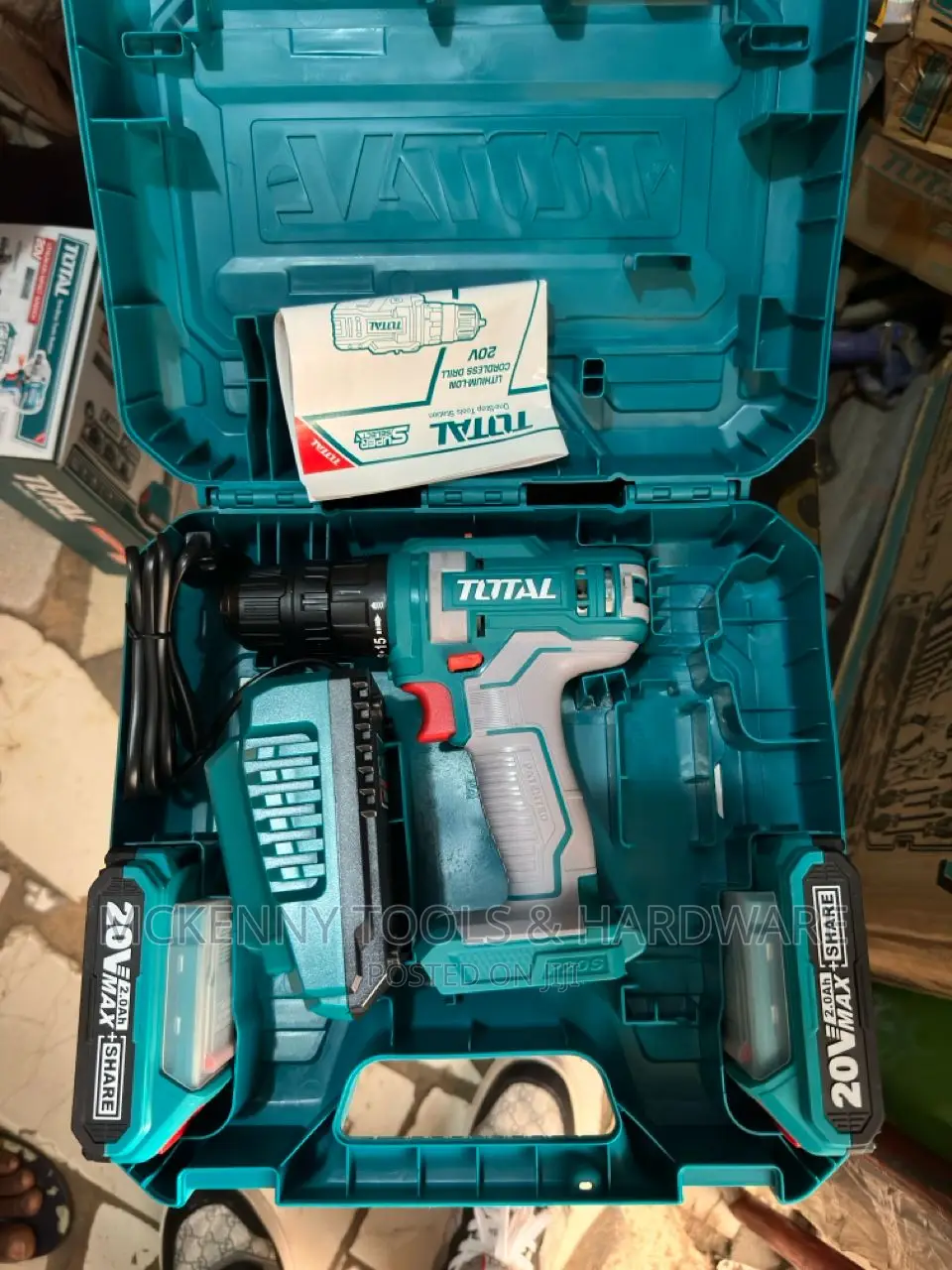 Total Cordless Drill Screwdriver Machine 2.0ah