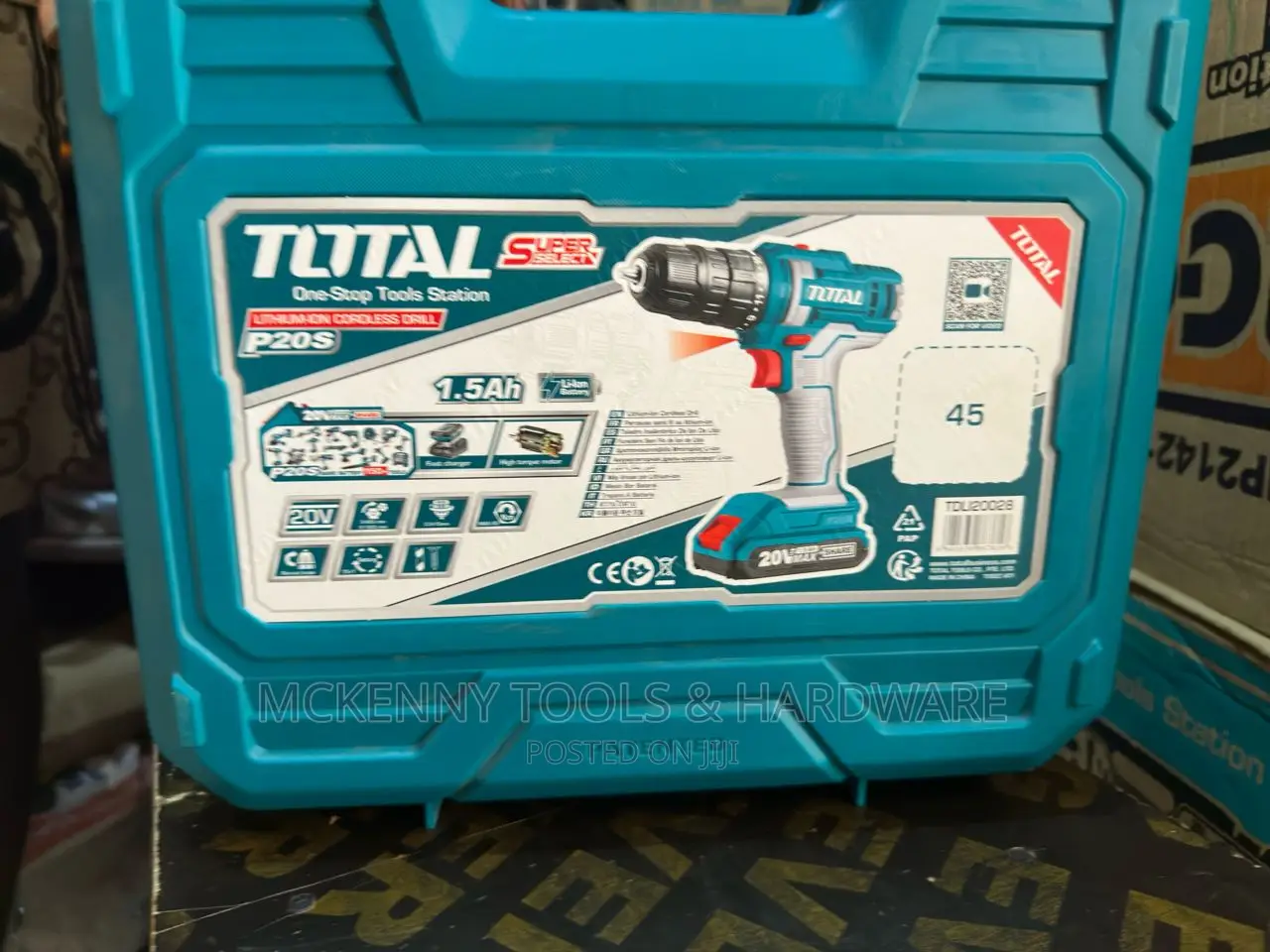 Total Cordless Drill Screwdriver Machine 2.0ah