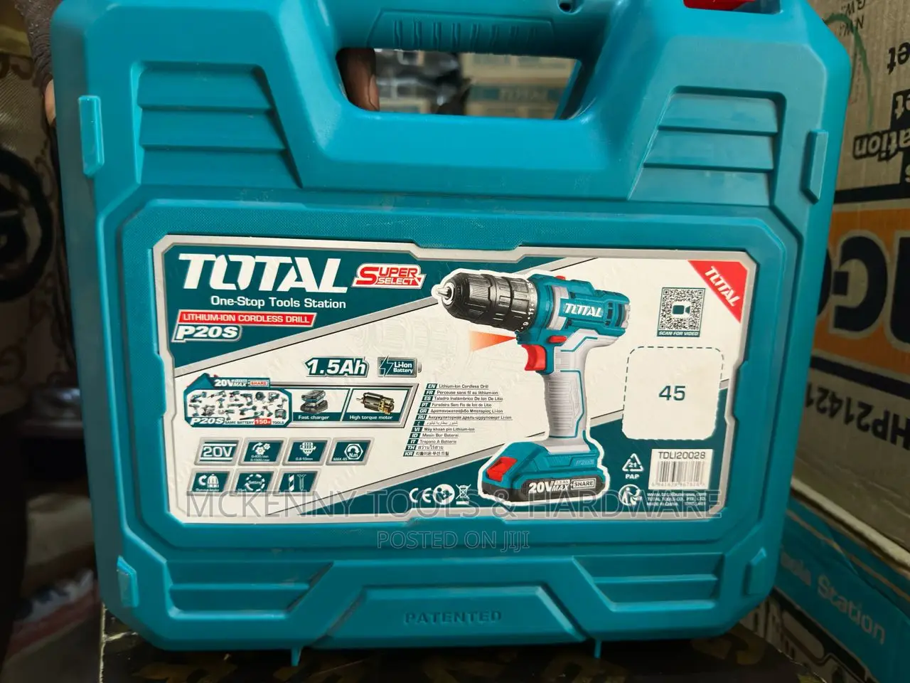Total Cordless Drill Screwdriver Machine 2.0ah
