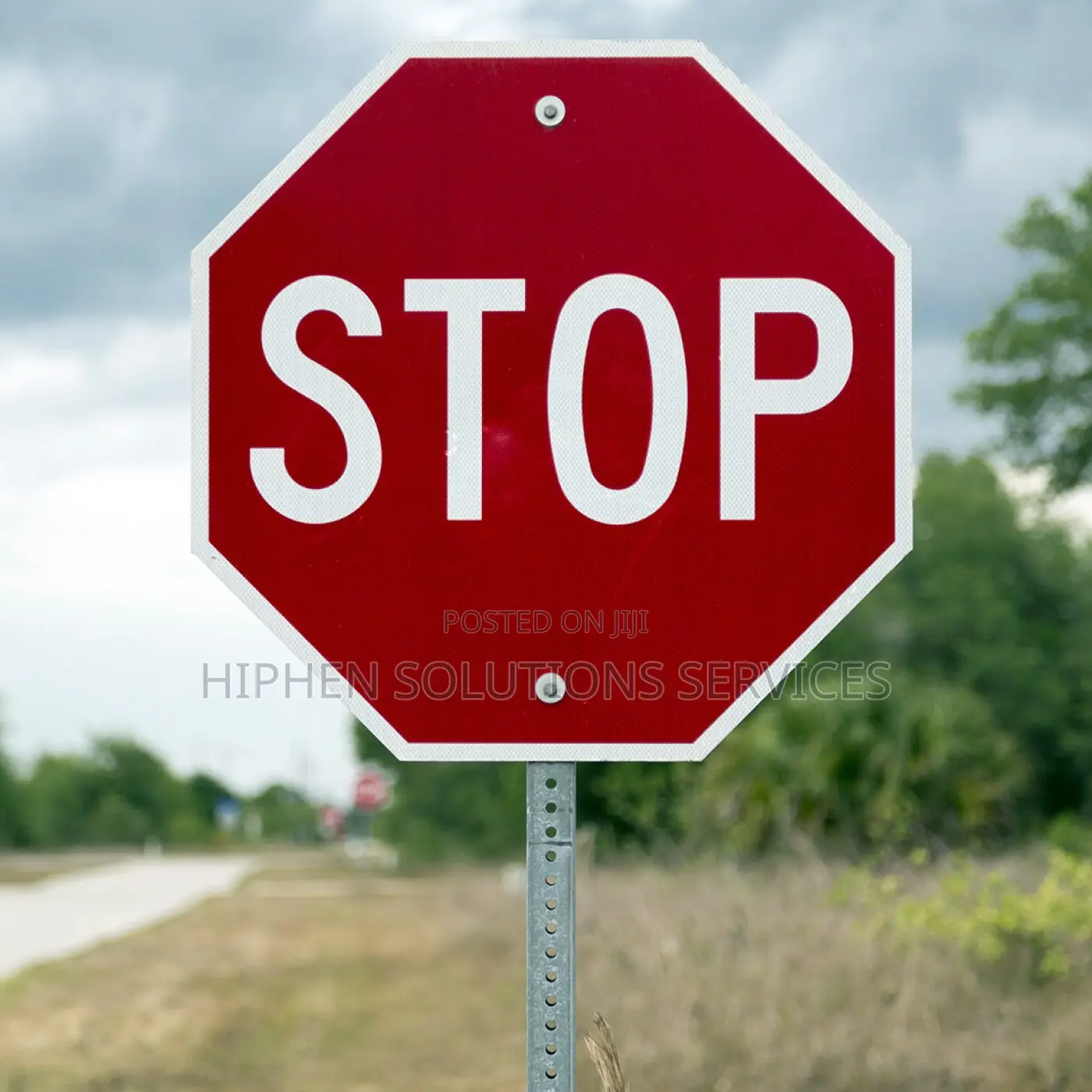 Stop Sign For Warning