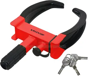Wheel Clamp Anti Theft Lock Caravan Trailer Security
