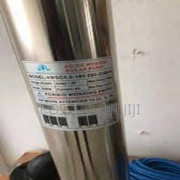 Golden House 1hp 96volt Solar/Dc Submersible Pumping Machine in Ojo