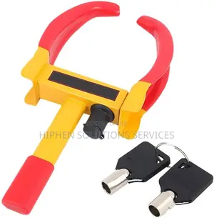 Heavy Duty Wheel Clamp 2 Key Security Anti-theft Lock Traile