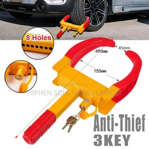 Portable Car Lock Anti Theft Wheel Lock Clamp