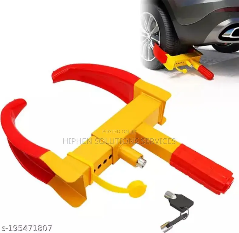 Wheel Lock Clamp Security Boot Tire Wedge