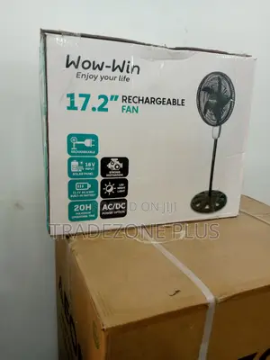 Photo - Brand New Wow-Win 17.2 Inch Rechargeable Fan