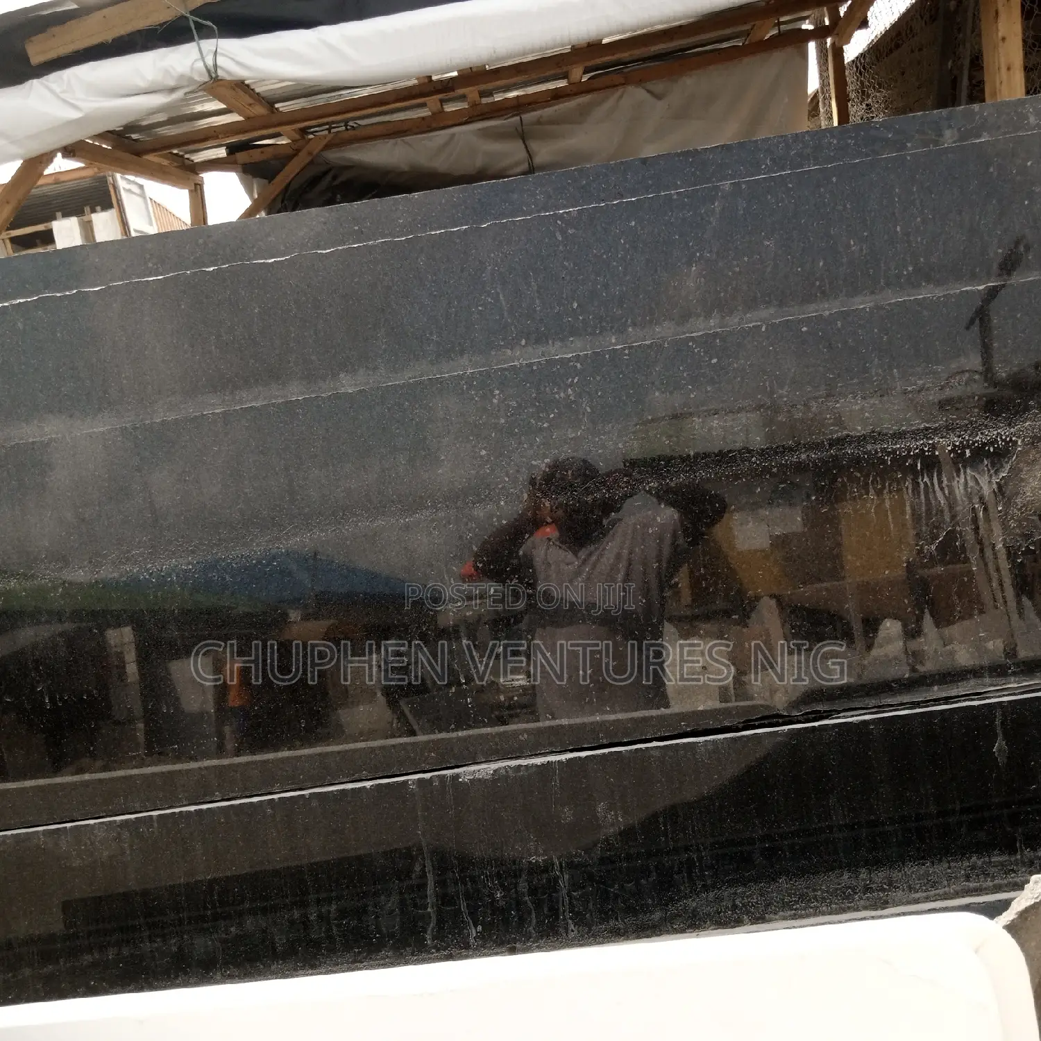 Black Galaxy Granite Slab
