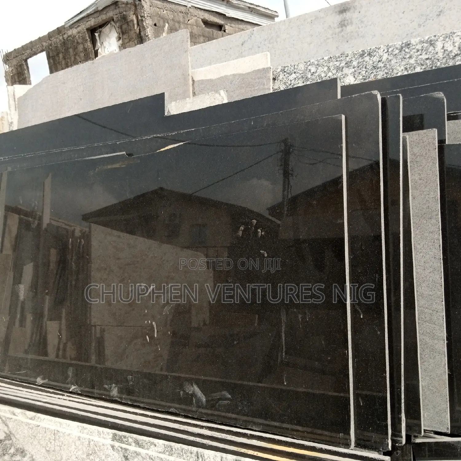 Black Galaxy Granite Slab