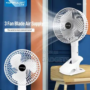 Konfulon Handheld Clip-on Desk Fan - Multiple Mode of Use