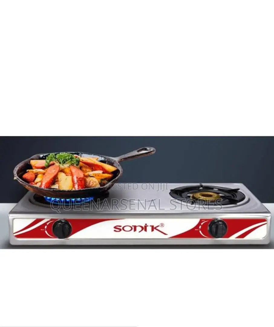 2 Burner Sonik Japan Quality Stainless Gas Cooker in Lagos Island (Eko
