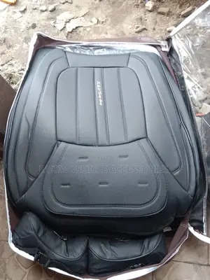 Gold Horse Full Black Original Leather Seat Cover