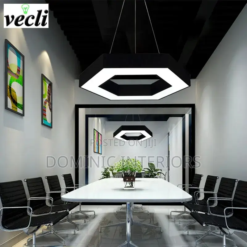 Geometric Office Lamp Light