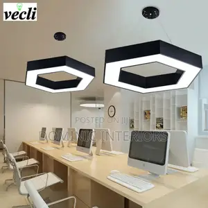 Geometric Office Lamp Light