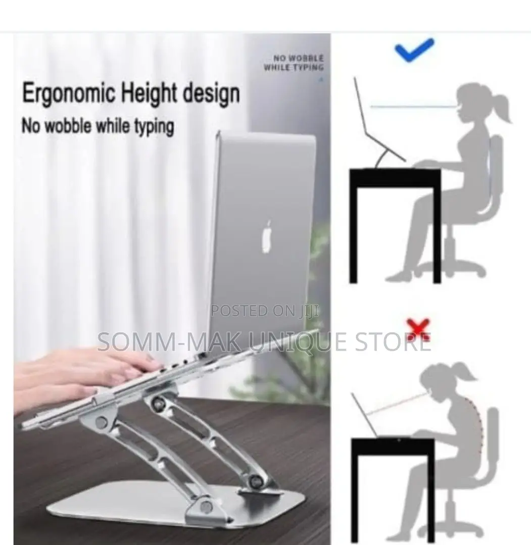 Laptop Stand + Holder Table Desk-360° Rotation