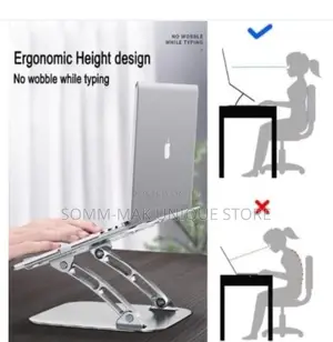 Laptop Stand + Holder Table Desk-360° Rotation