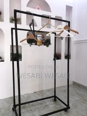 Double Pole Cloth Rack