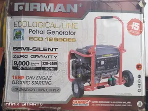 9kva Firman Petrol Generator Model Eco12990e2 100% Copper
