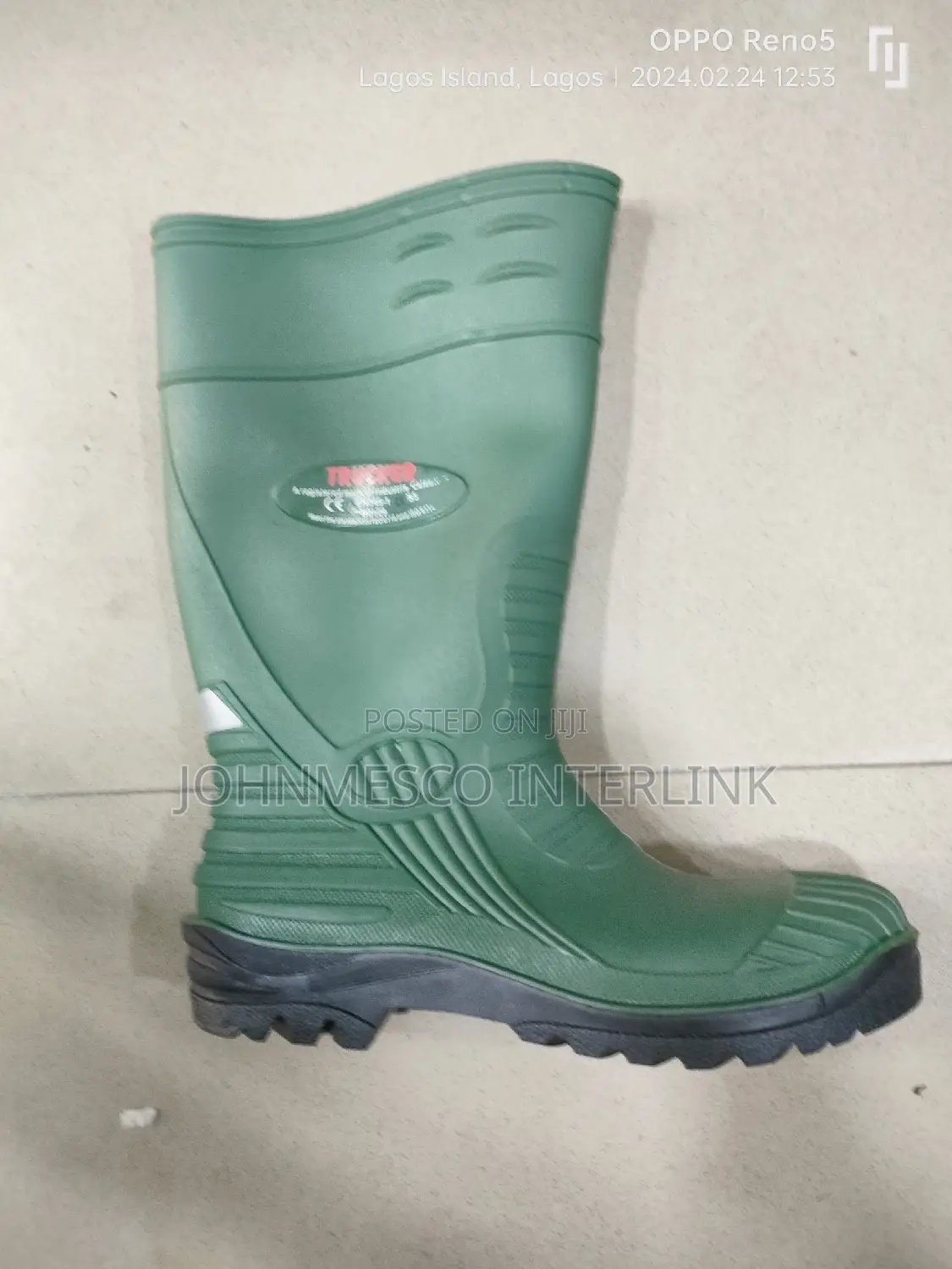 Trucker Safety Rain Boots