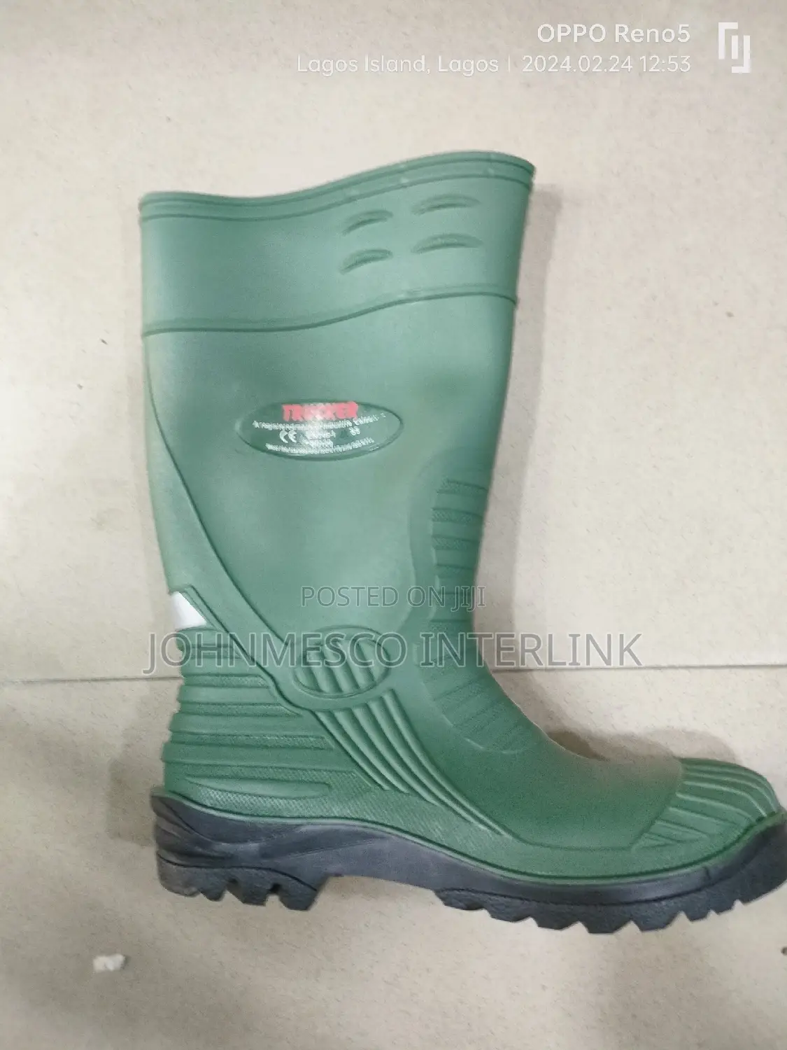Trucker Safety Rain Boots