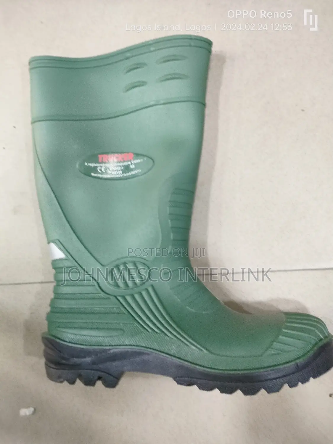 Trucker Safety Rain Boots