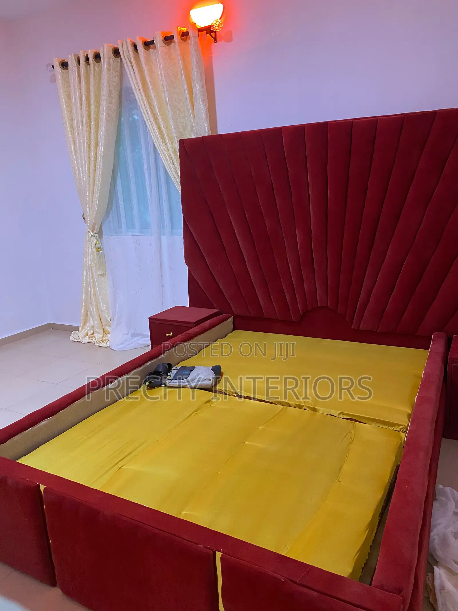 Wine Color Bedframe