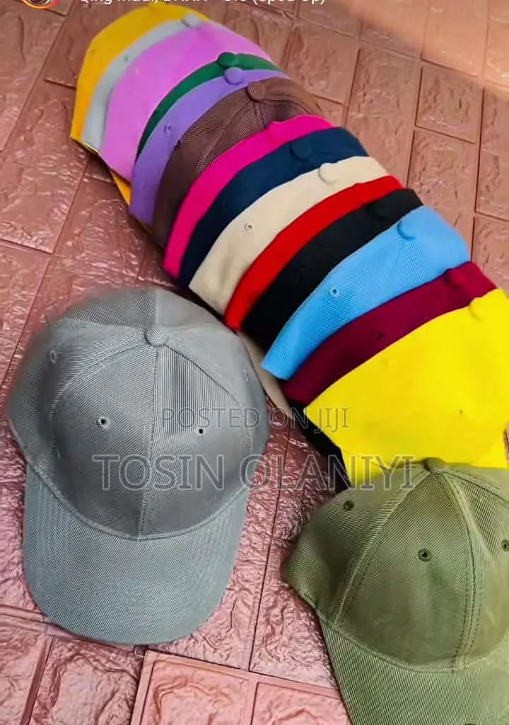 Unisex Plain Face Caps