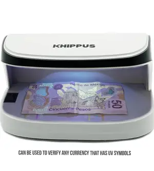 Counterfeit Bill Detector With LED UV Light for Money